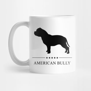 American Bully Black Silhouette Mug